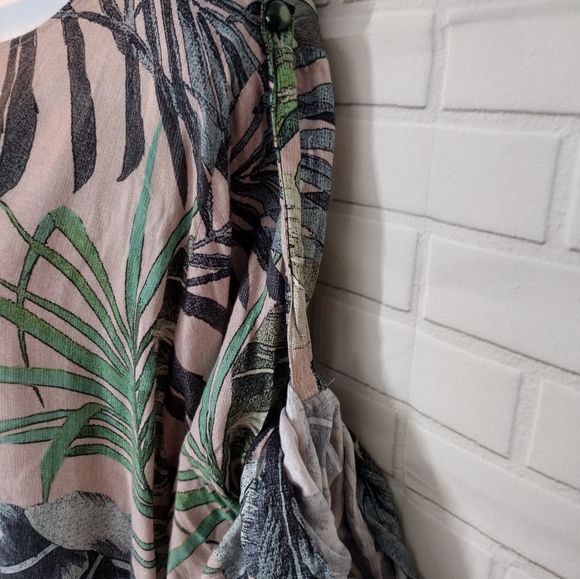 LC Waikiki Classic Tropical Print Dress - Picture 5 of 10